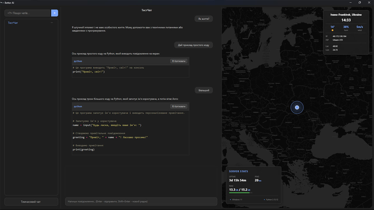 Custom GPT-like desktop AI assistant